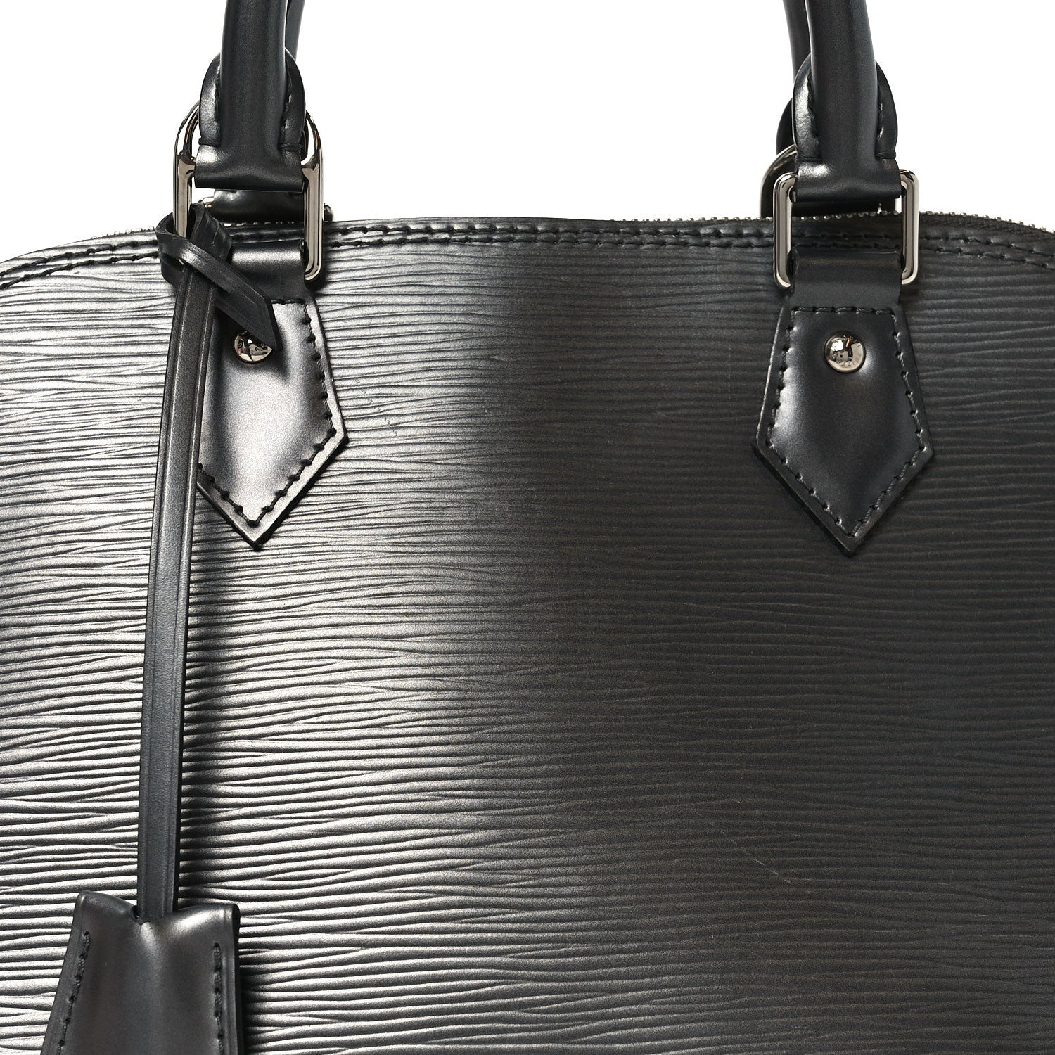 Louis Vuitton Metallic Epi Alma PM Black Silver