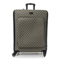 Gucci GG Supreme Monogram Four Wheel Suitcase Black