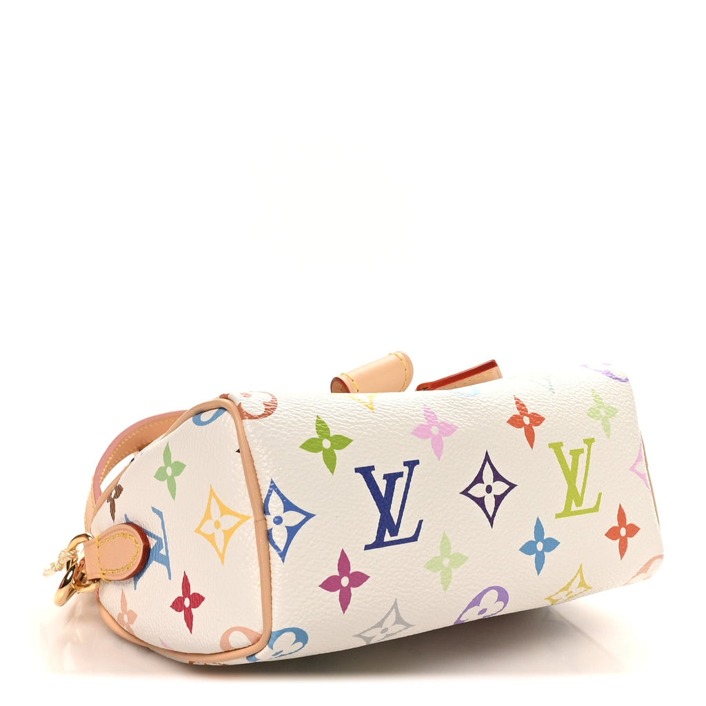 Louis Vuitton LV X TM Monogram Multicolor Nano Speedy White