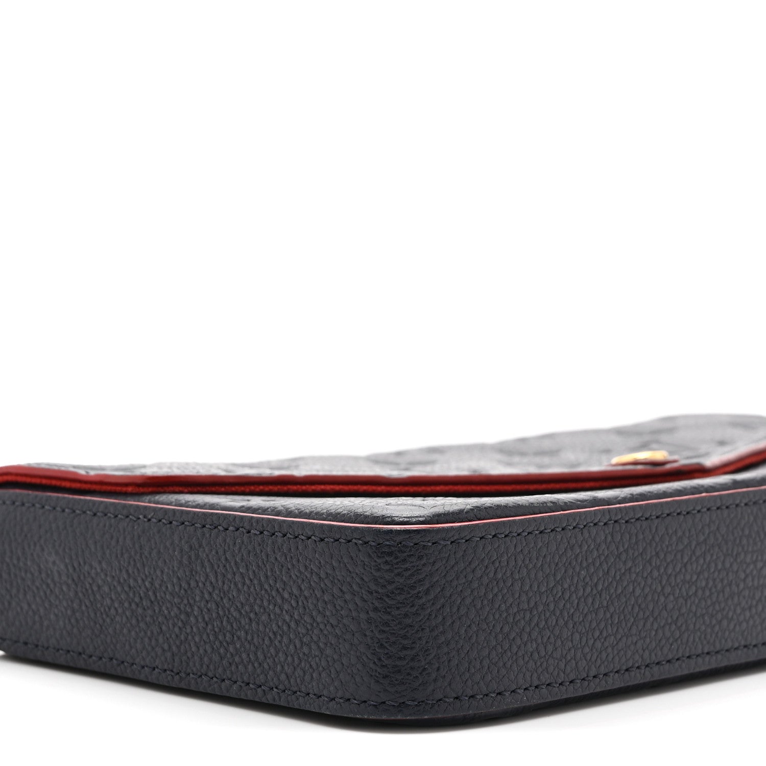 Louis Vuitton Empreinte Pochette Felicie Chain Wallet Marine Rouge