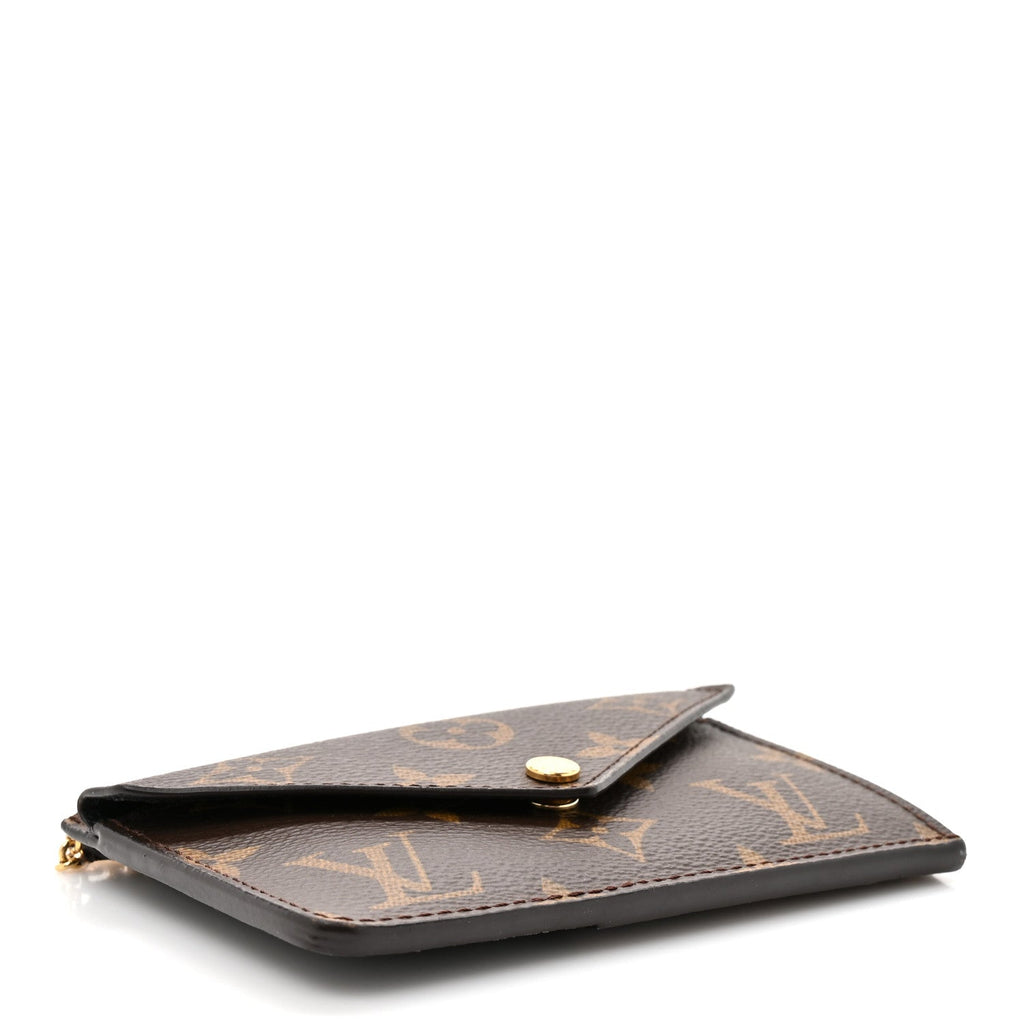 Louis Vuitton Monogram Recto Verso Card Holder Black