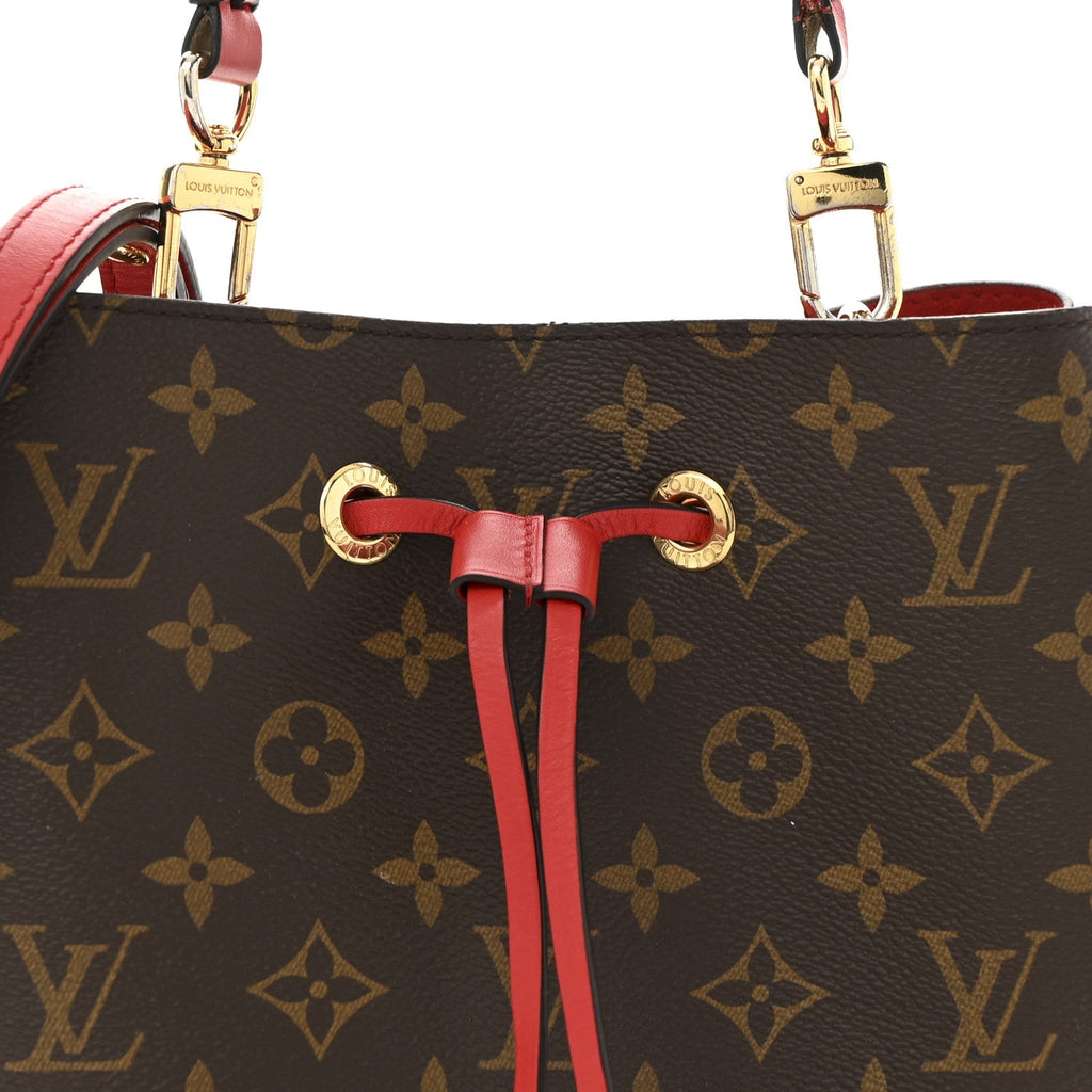Louis Vuitton Monogram Braided Neonoe Coquelicot