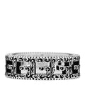 Gucci Sterling Silver Wide Square G Band Ring 57 8