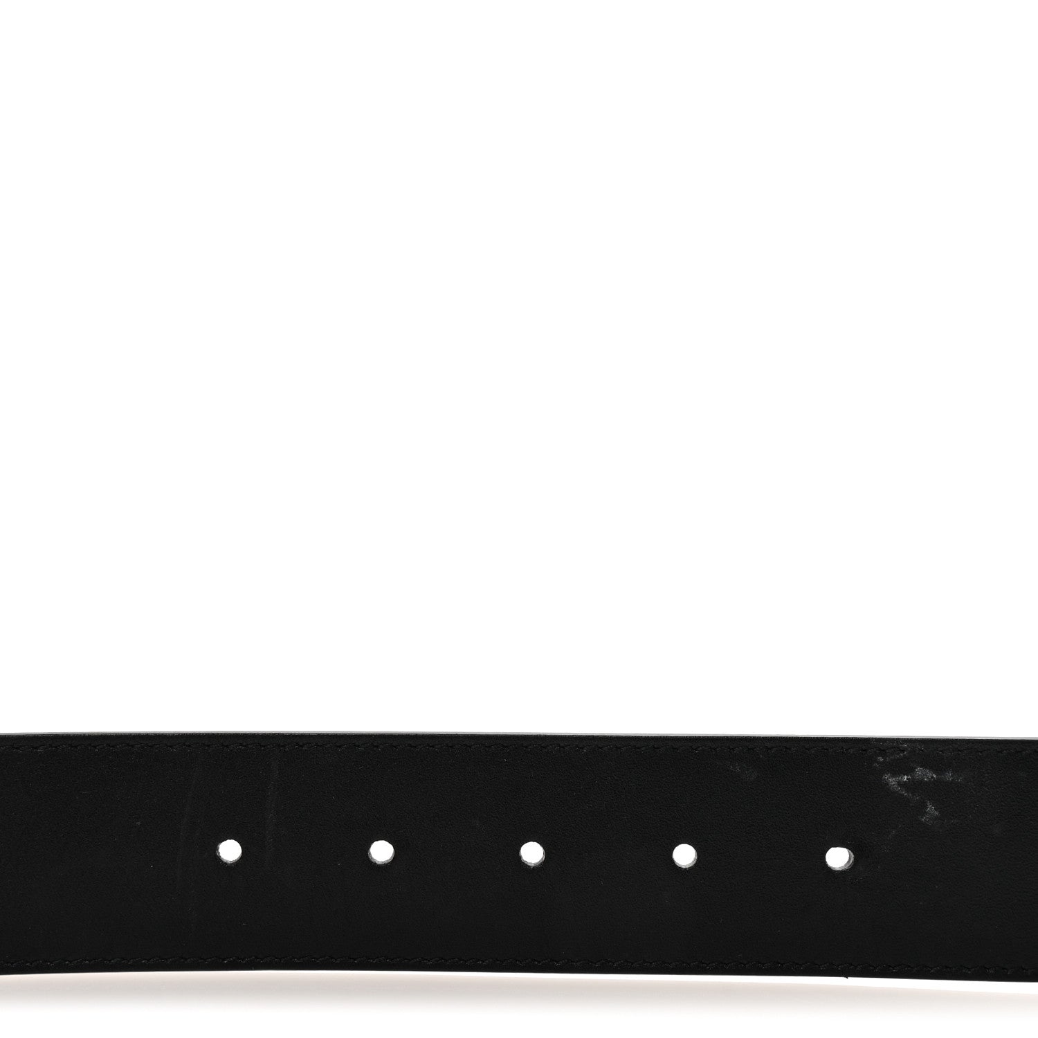 Gucci Moon Calfskin Pearl Double G Belt 70 28 Black Cream