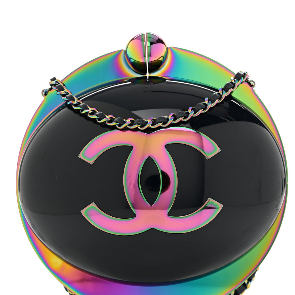 Chanel Resin CC Evening On The Moon Minaudiere Multicolor