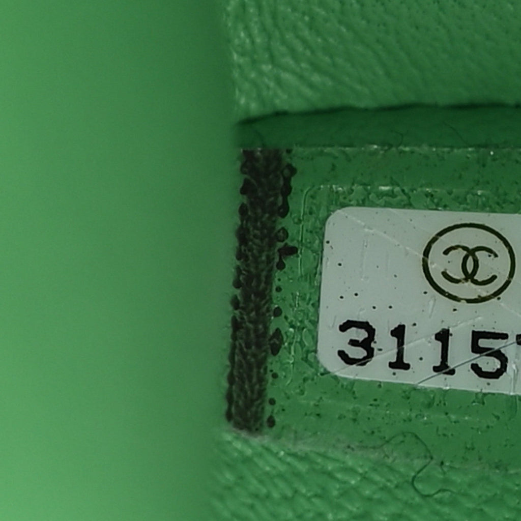 Chanel Caviar Quilted Mini Sweet Classic Flap Green