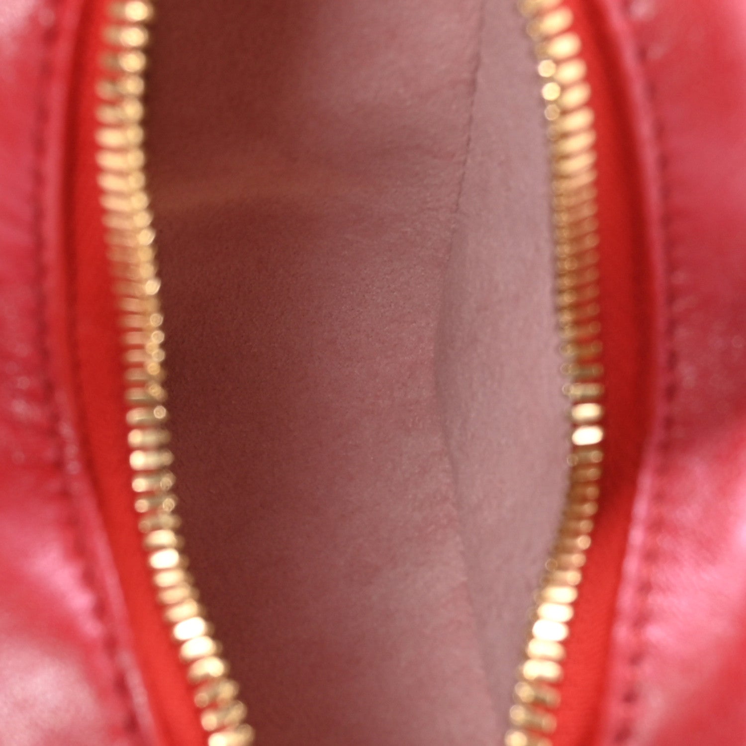 Louis Vuitton Lambskin Embossed Monogram Fall In Love Sac Coeur Heart Chain Bag Lipstick Red