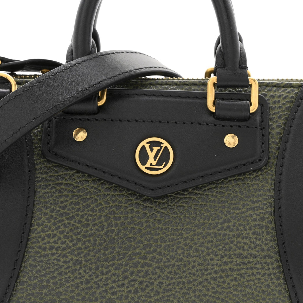 Louis Vuitton Lambskin Nano Biker Khaki