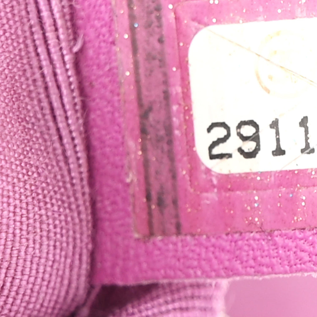 Chanel Wool Tweed Giant Logo Waist Bag Magenta
