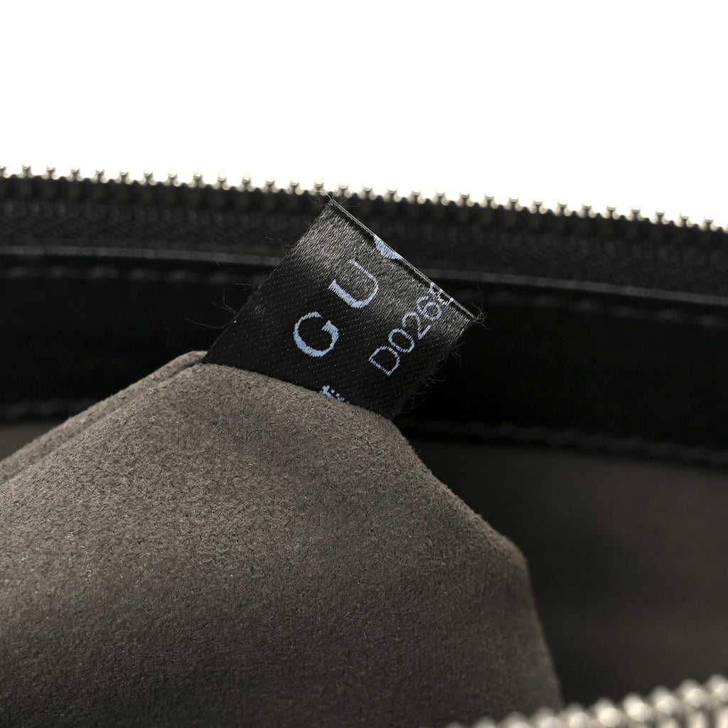Gucci Guccissima Signature Small Messenger Bag Black