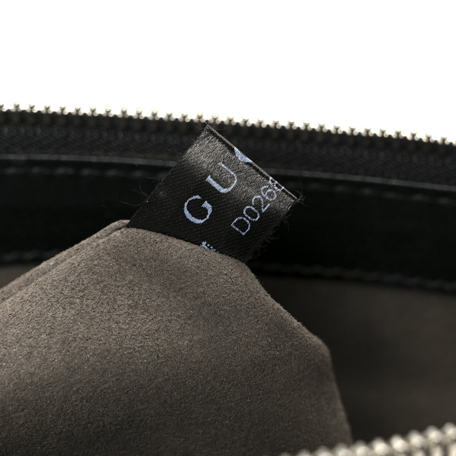 Gucci Guccissima Signature Small Messenger Bag Black