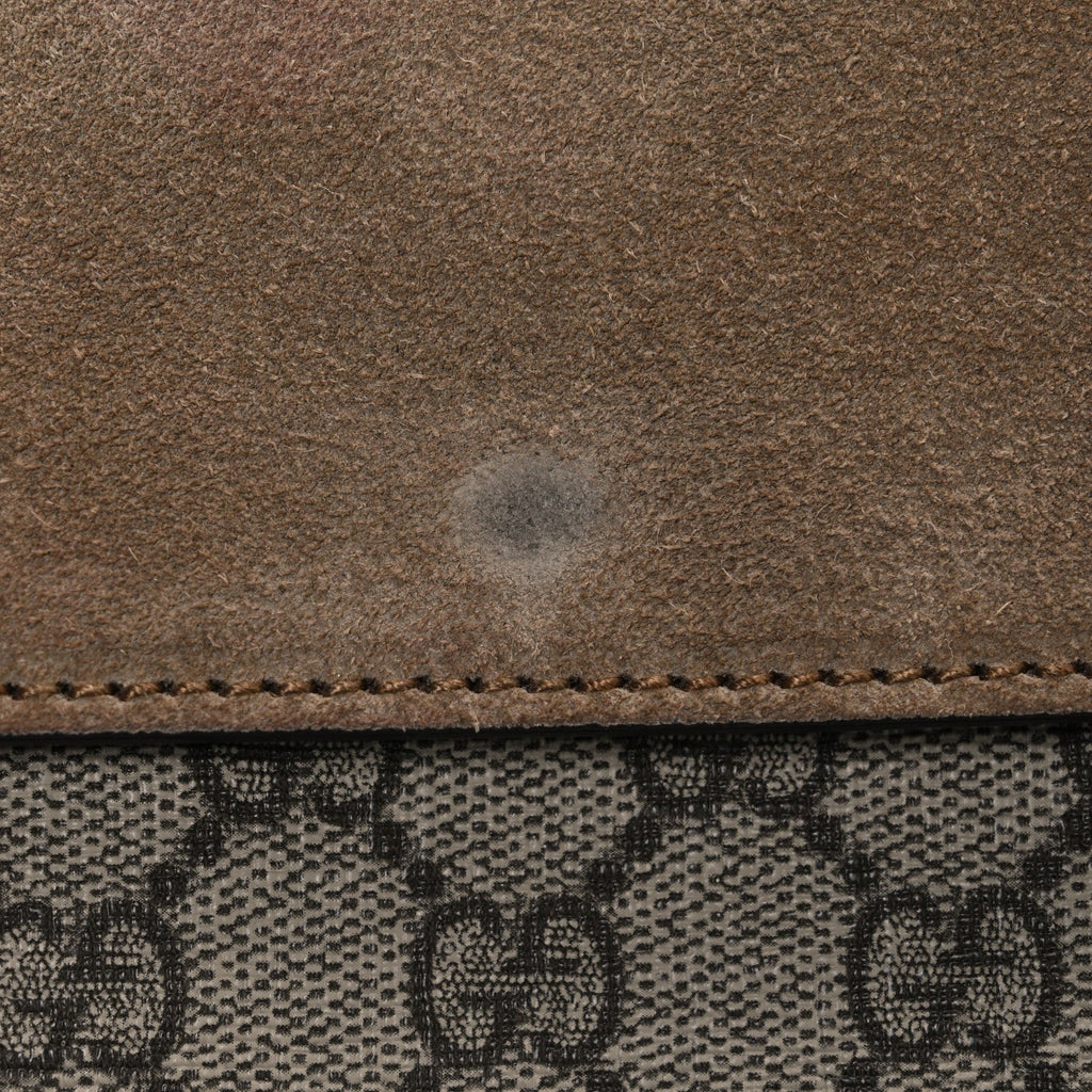 Gucci GG Supreme Monogram Medium Dionysus Shoulder Bag Taupe