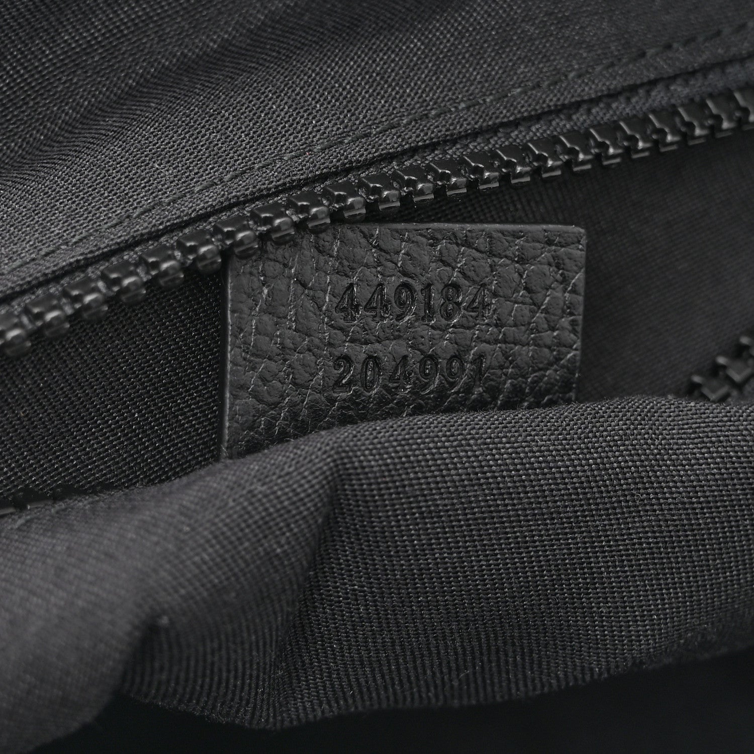 Gucci Nylon Monogram Small Flat Messenger Bag Black