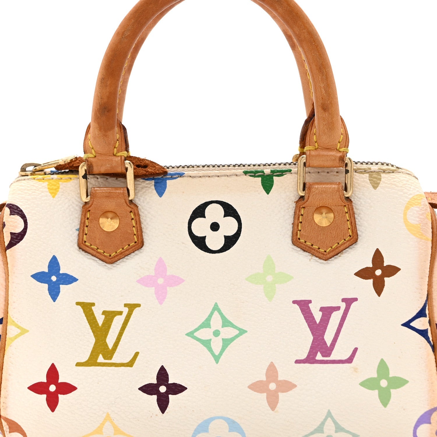 Louis Vuitton Monogram Multicolor Mini Sac HL Speedy White