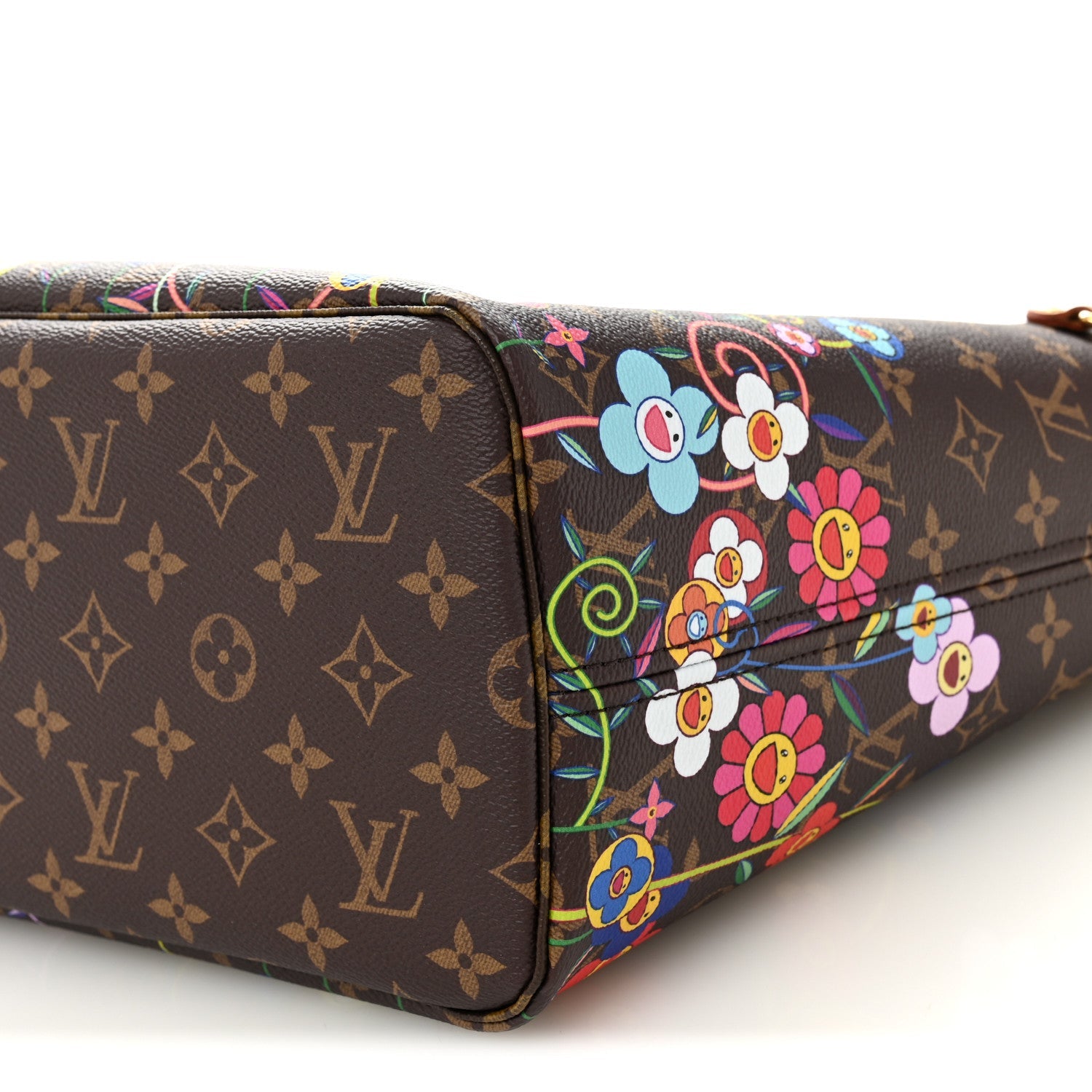 Louis Vuitton LV X TM Monogram Flowers Neverfull MM