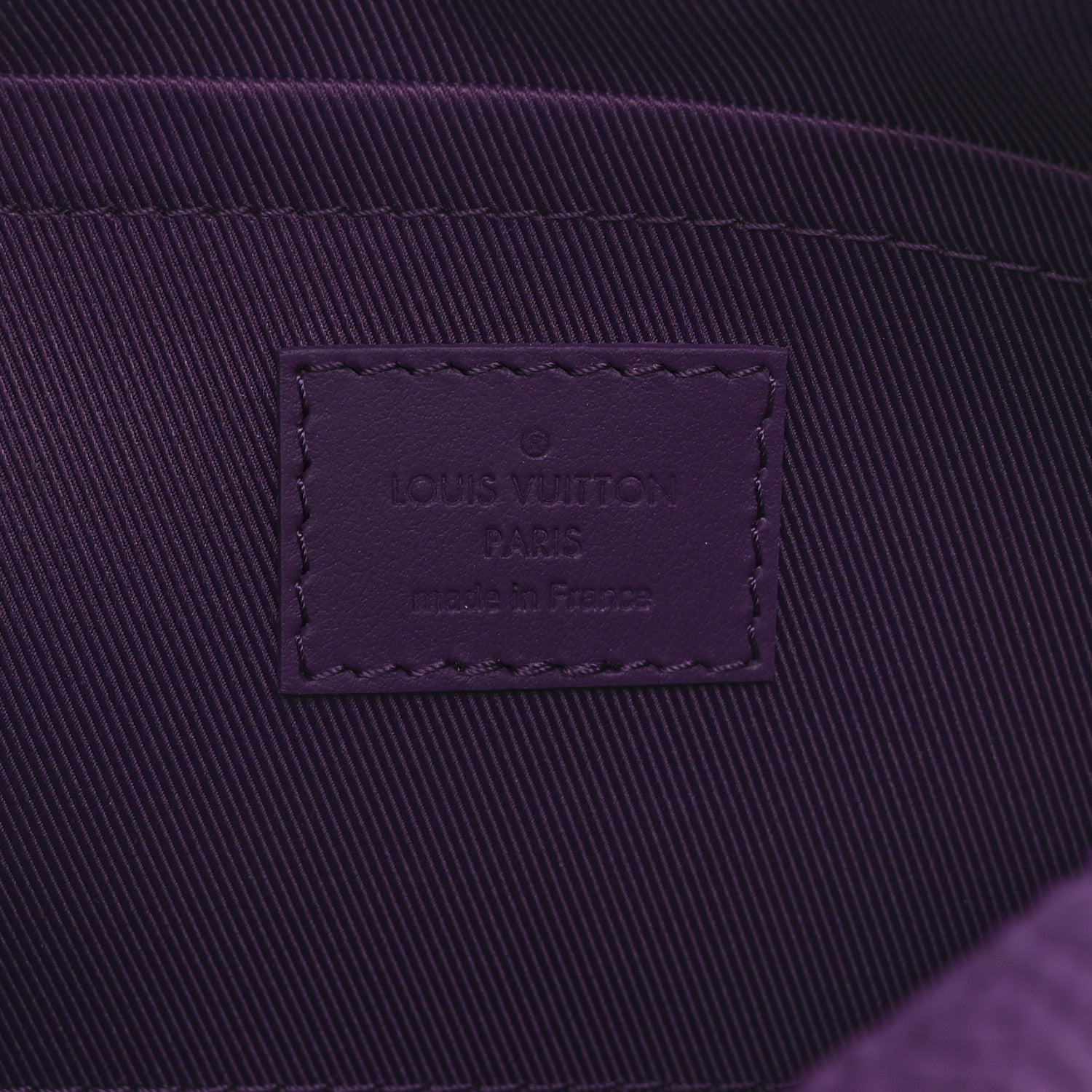 Louis Vuitton Taurillon Monogram Mini Soft Trunk Black Purple Night