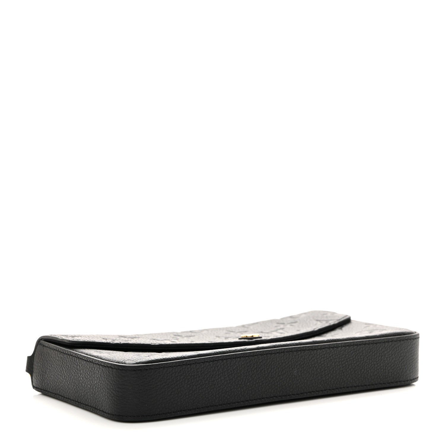 Louis Vuitton Empreinte Pochette Felicie Chain Wallet Black