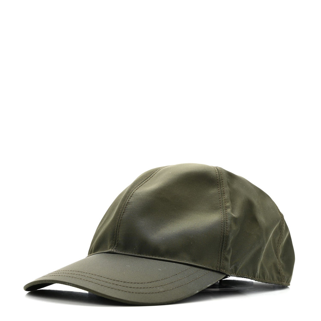 Prada Re-Nylon Mens Baseball Cap L Militare
