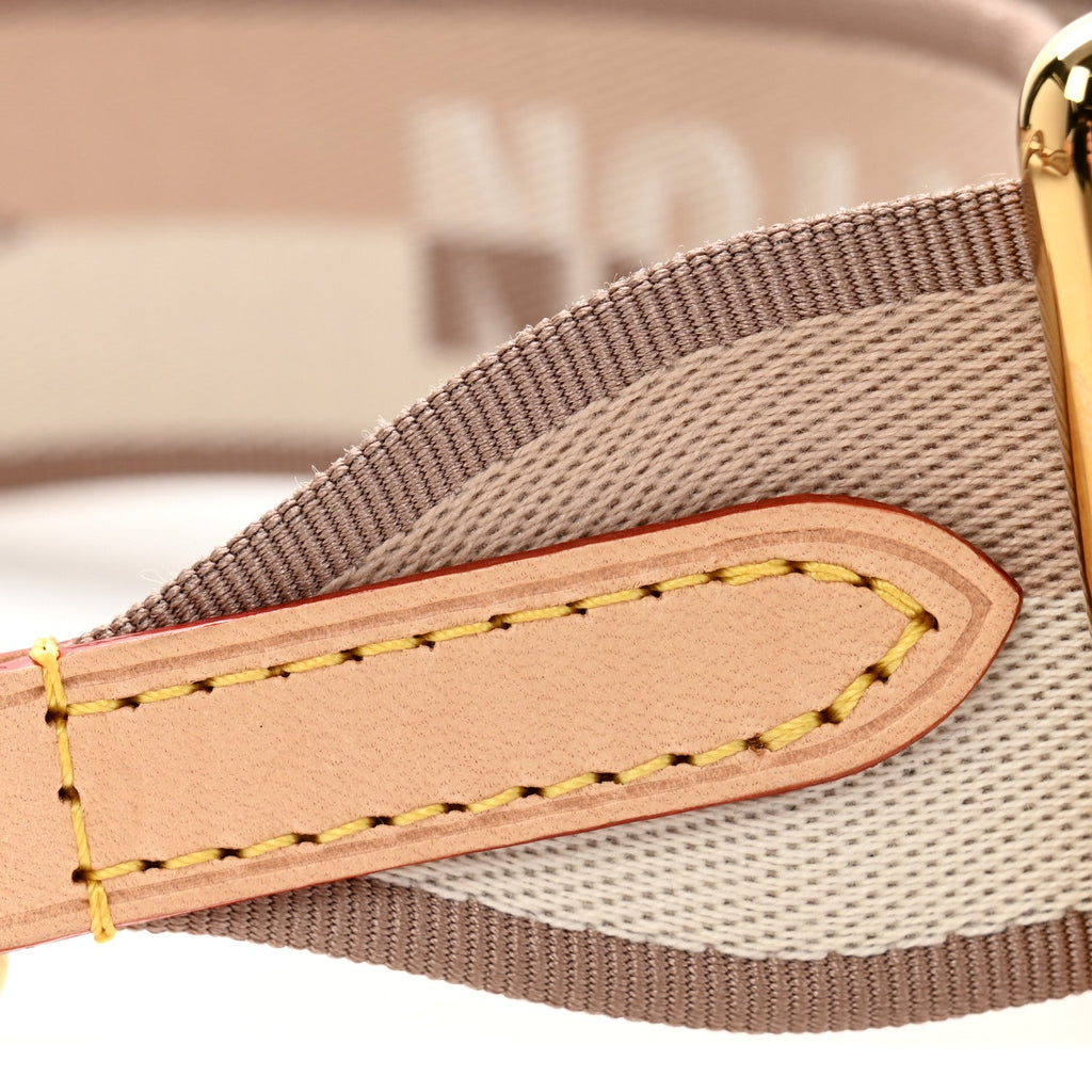 Louis Vuitton Jacquard Speedy Bandouliere 20 Shoulder Strap Beige