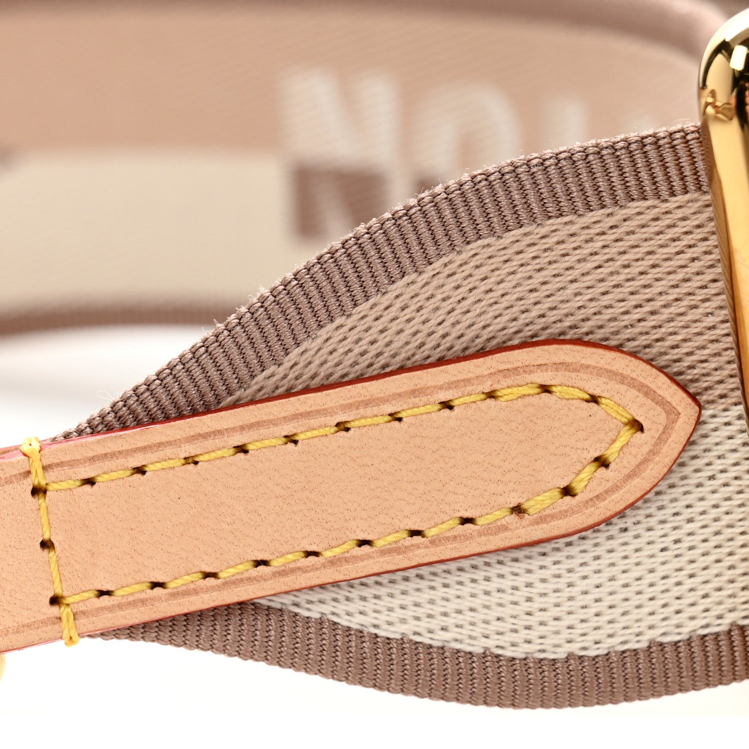 Louis Vuitton Jacquard Speedy Bandouliere 20 Shoulder Strap Beige