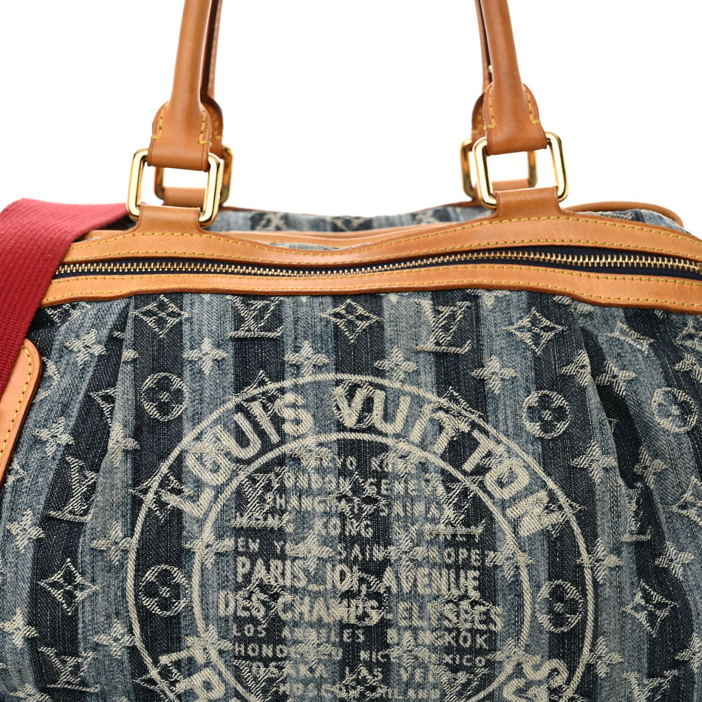 Louis Vuitton Denim Raye Cabas GM