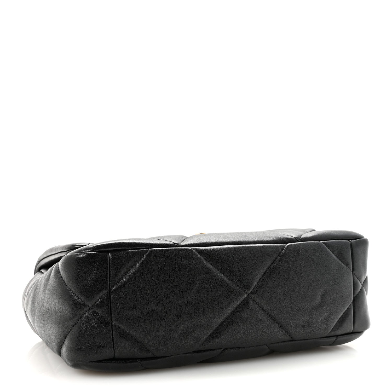 Chanel Lambskin Quilted Medium Chanel 19 Flap Black