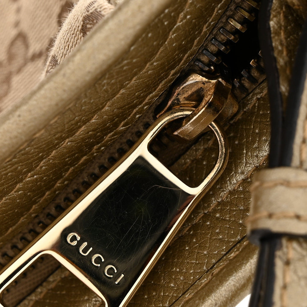 Gucci Monogram Mini Bree Tote Golden Beige