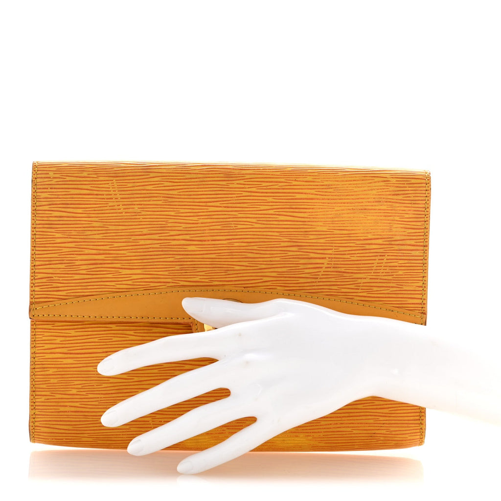 Louis Vuitton Epi Arche Pochette Yellow