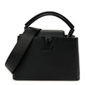 Louis Vuitton Taurillon Capucines BB Matte Black