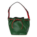 Louis Vuitton Epi Bi-Color Petit Noe Borneo Castillan Red