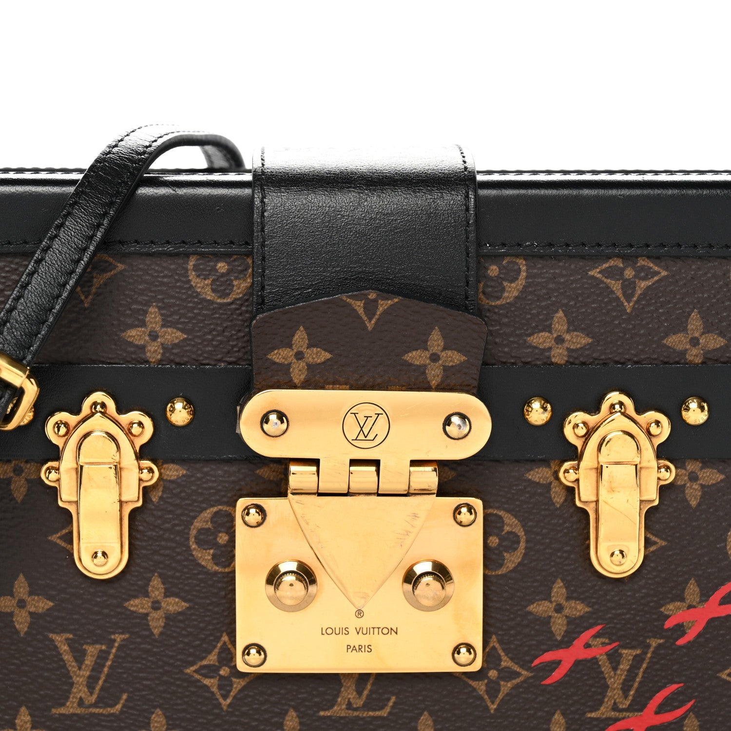 Louis Vuitton Monogram Petite Malle Black
