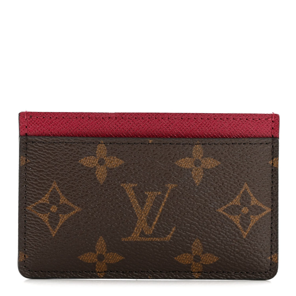 Louis Vuitton Monogram Card Holder Fuchsia