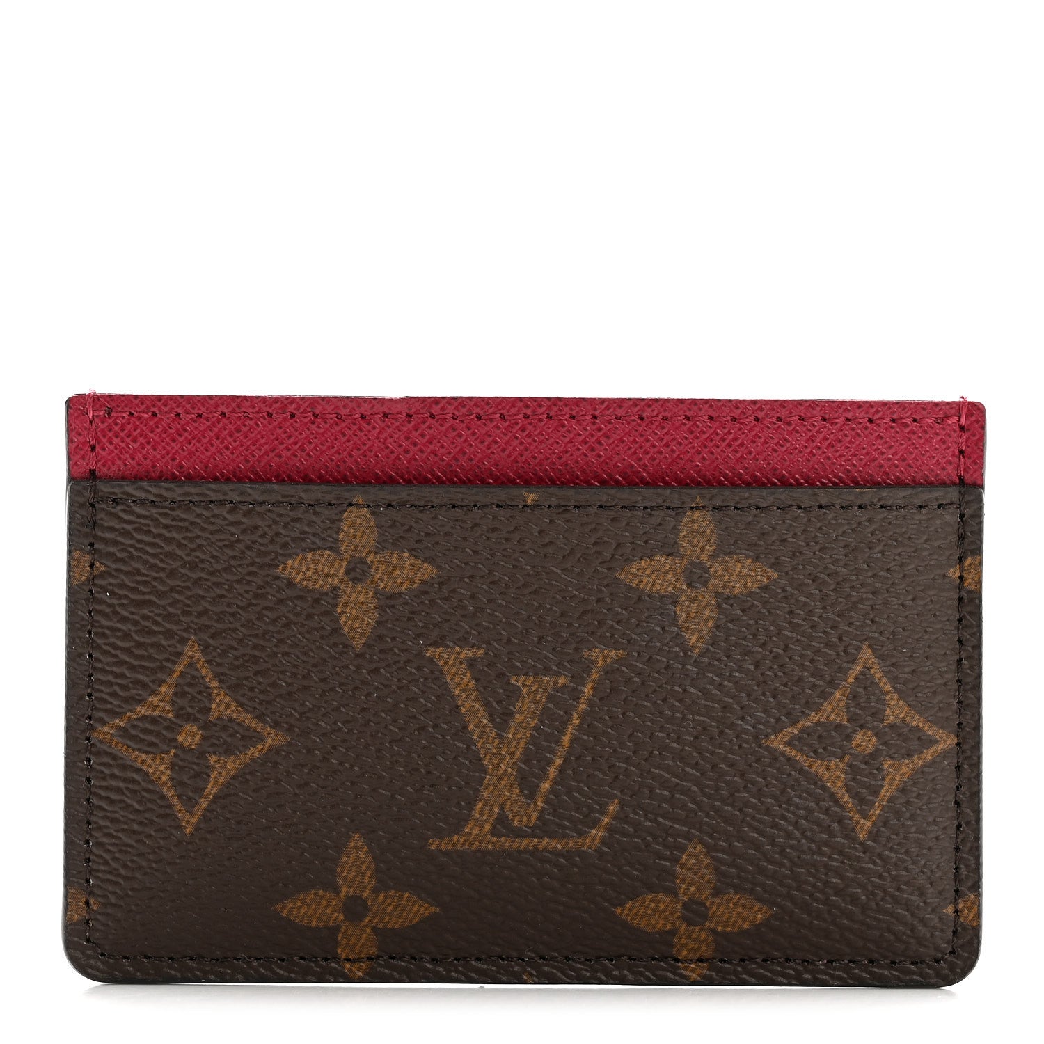 Louis Vuitton Monogram Card Holder Fuchsia