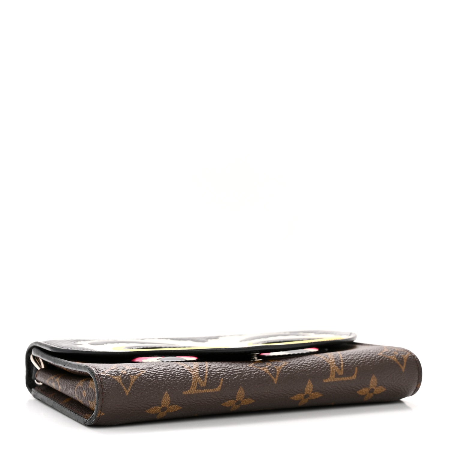 Louis Vuitton Monogram Kabuki Chain Wallet Black