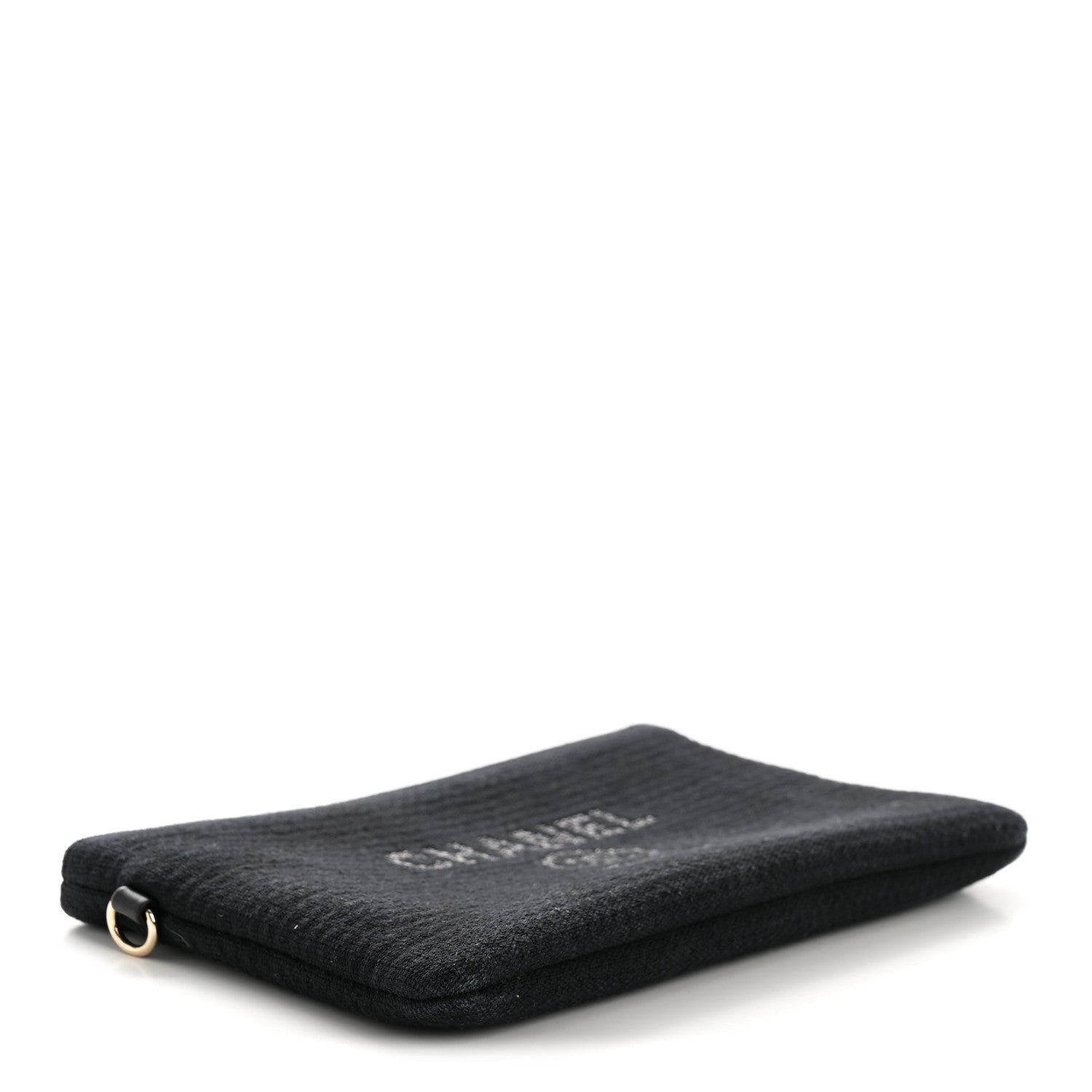 Mixed Fibers Deauville Pouch Black