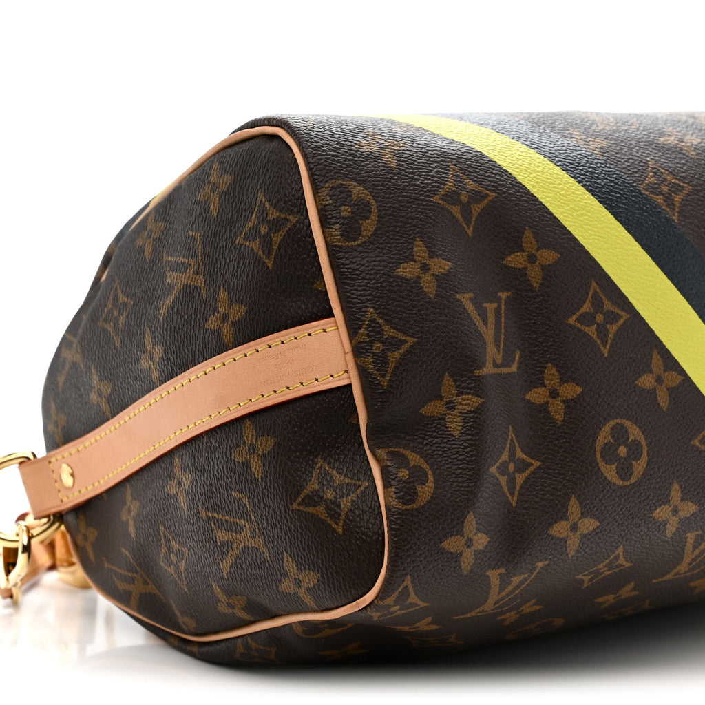 Louis Vuitton Monogram My World Tour Speedy Bandouliere 25