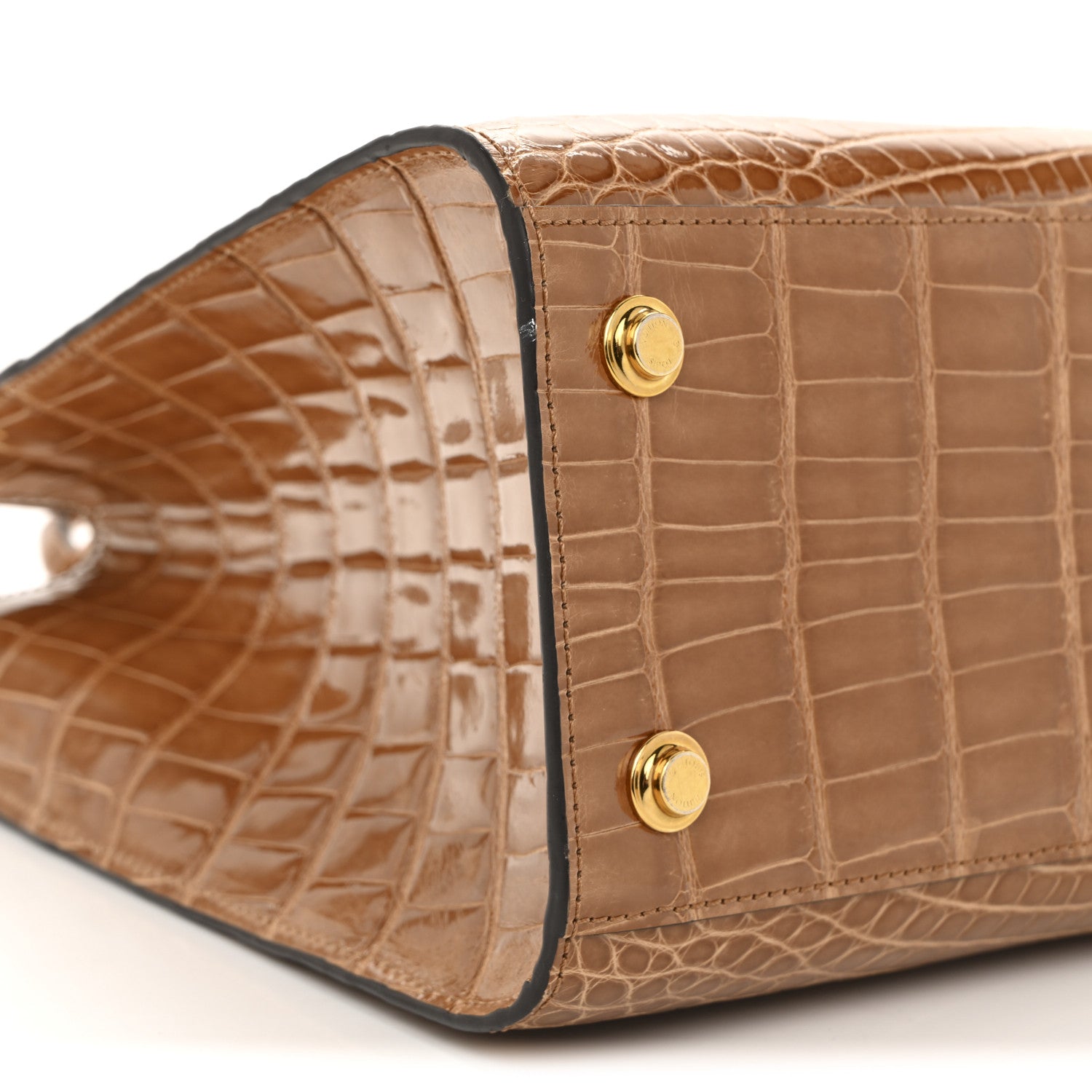 Louis Vuitton Alligator City Steamer MM Sienna Brown