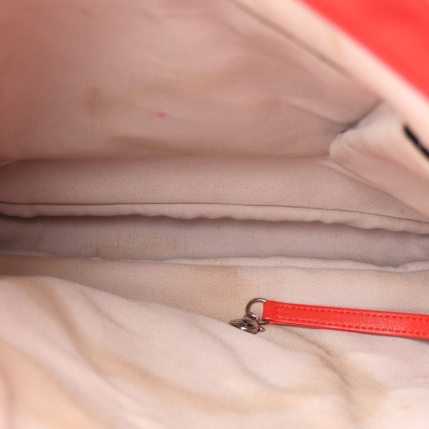 Chanel Washed Lambskin Quilted Maxi Chain Around Flap Red
