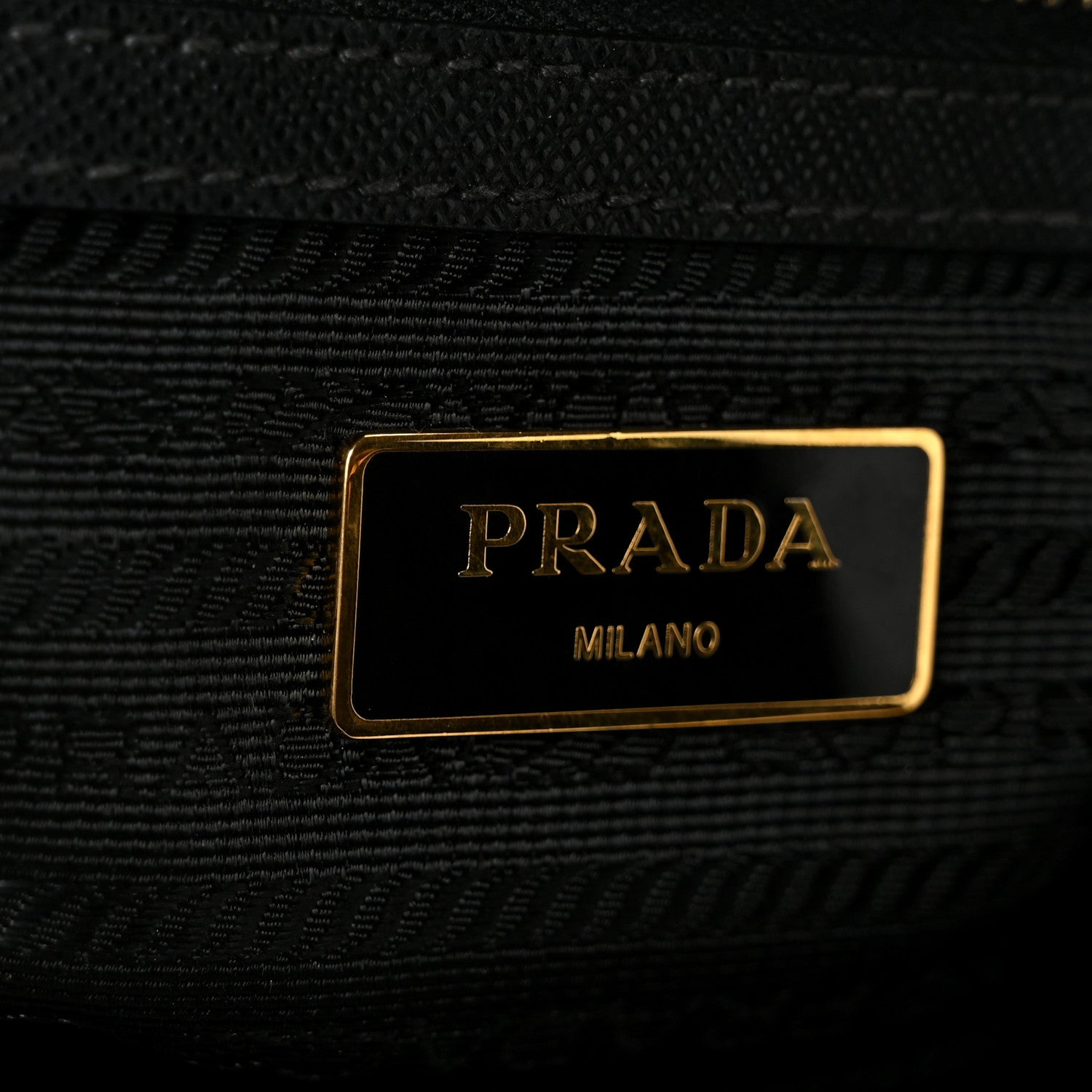 Prada Saffiano Small Galleria Double Zip Tote Black