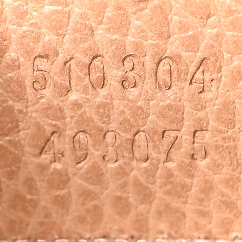 Gucci Dollar Calfskin Small Interlocking G Shoulder Bag Camelia