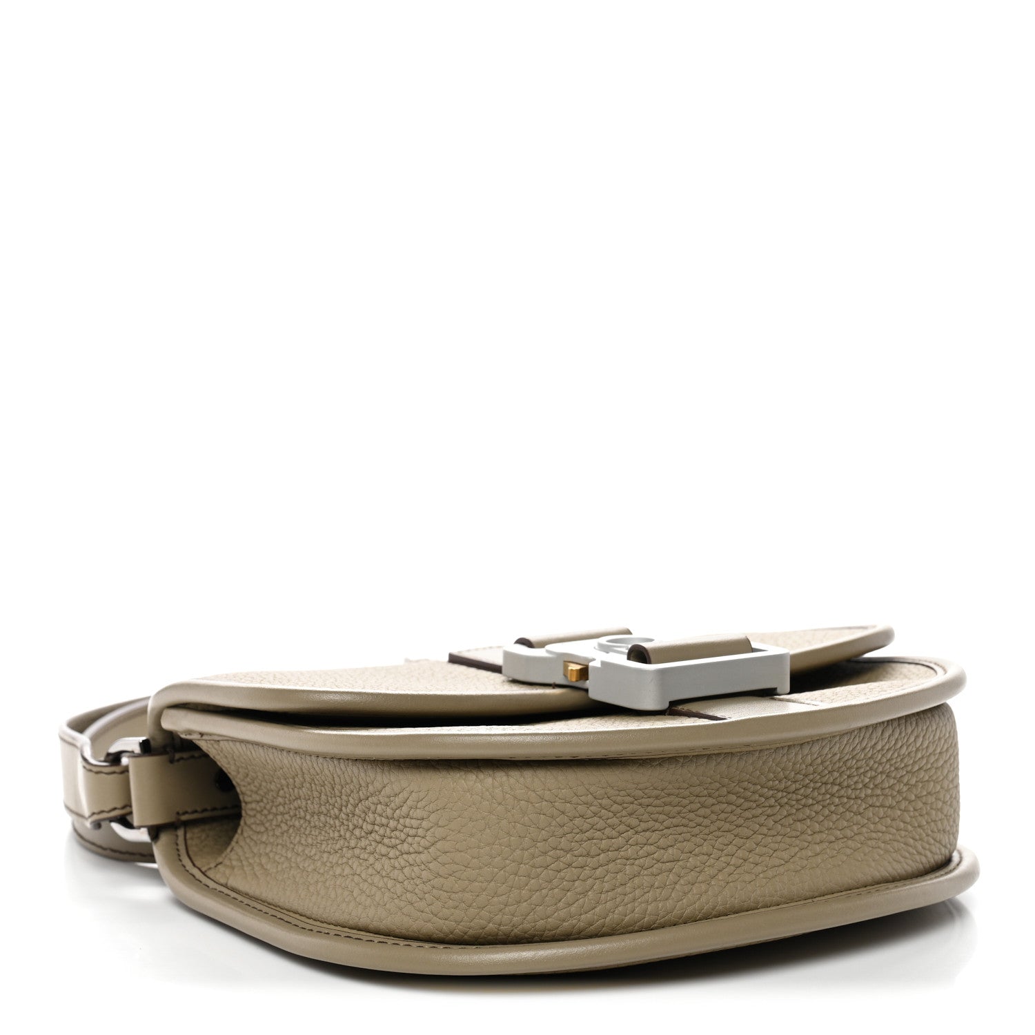 Christian Dior Grained Calfskin Mini Gallop Bag With Strap Beige
