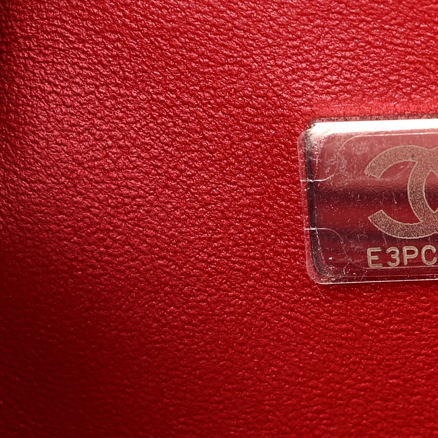 Chanel Lambskin Quilted Mini Rectangular Flap Red