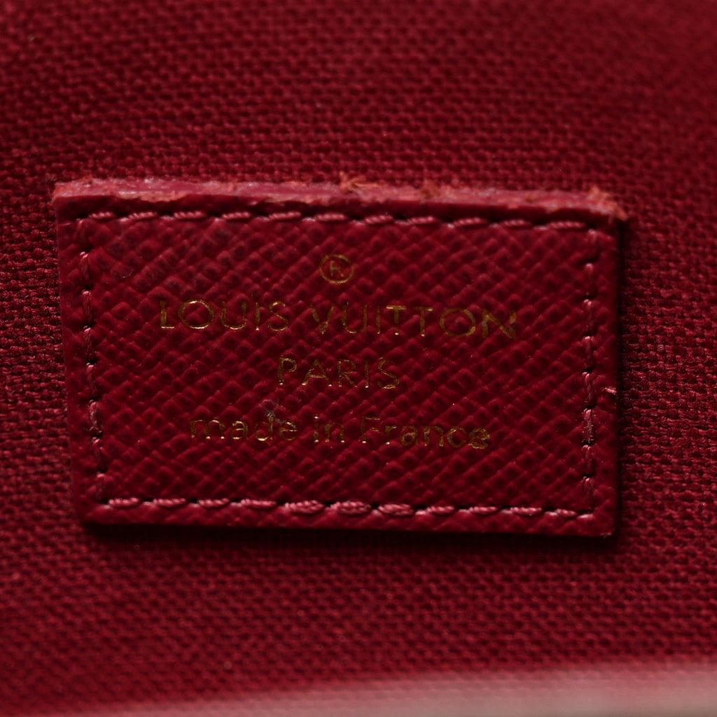 Louis Vuitton Monogram Pochette Felicie Chain Wallet Fuchsia