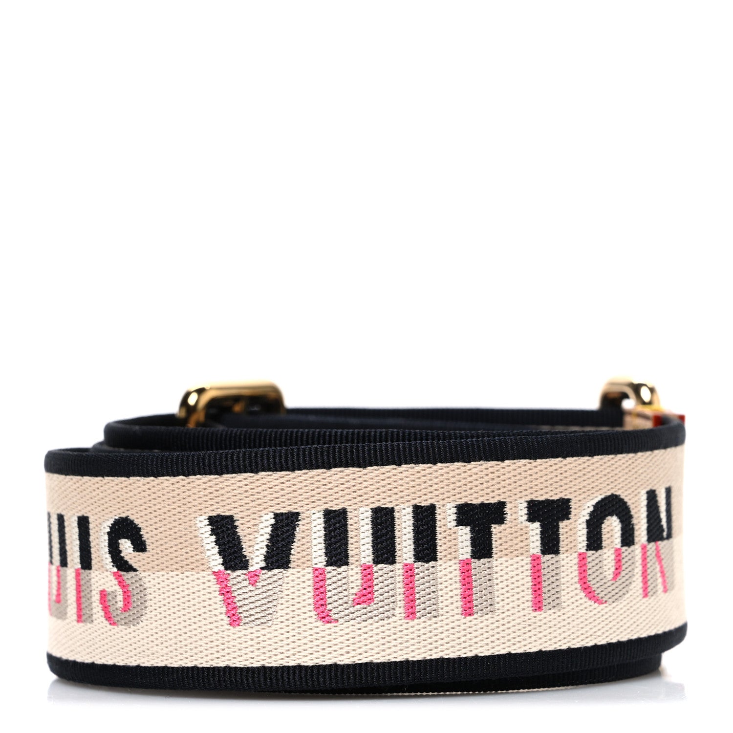 Louis Vuitton Jacquard Speedy Bandouliere 20 Shoulder Strap Black