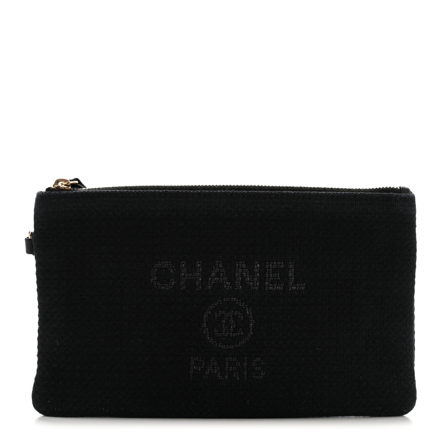 Mixed Fibers Deauville Pouch Black