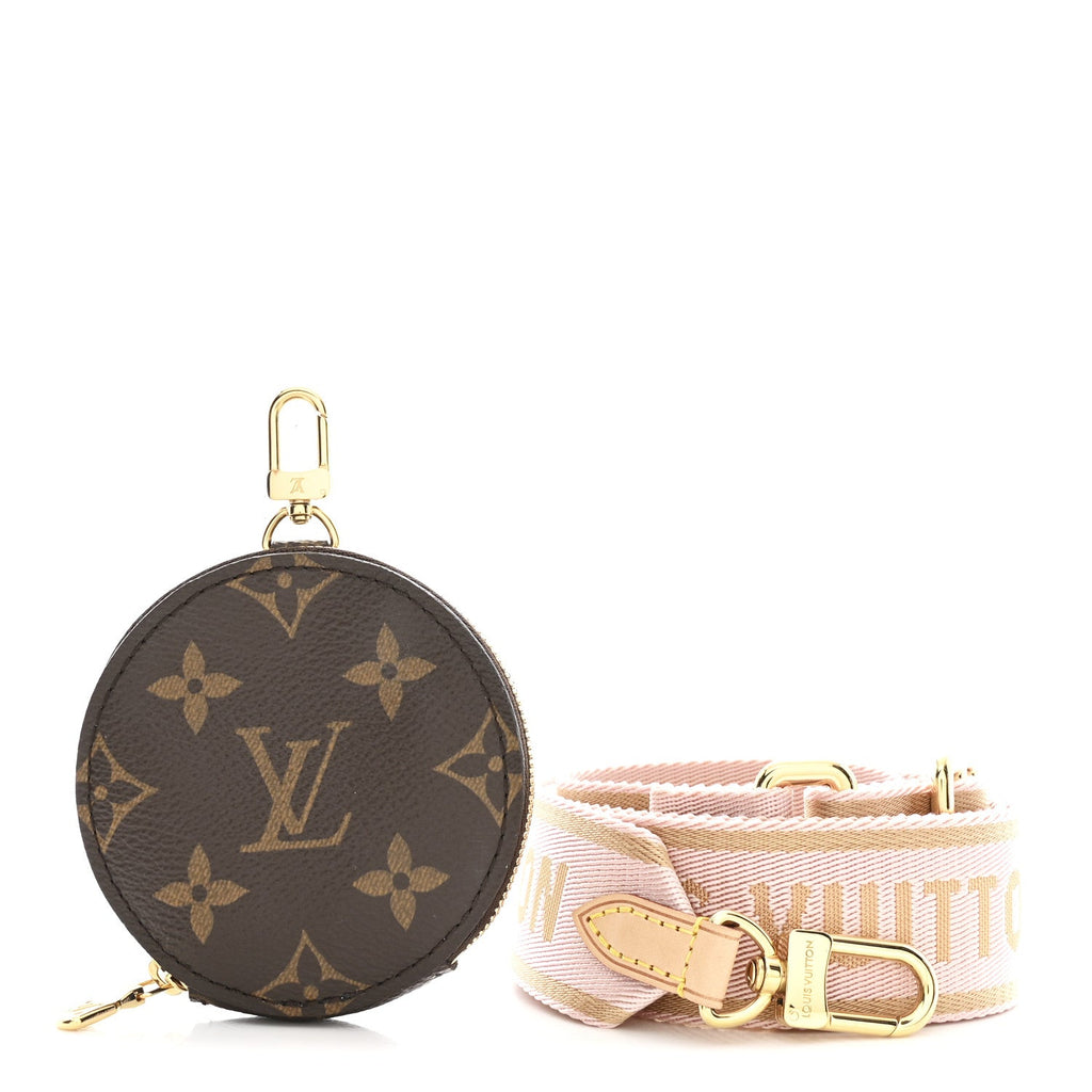 Louis Vuitton Monogram Multi Pochette Accessories Bandouliere Shoulder Strap Rose Clair