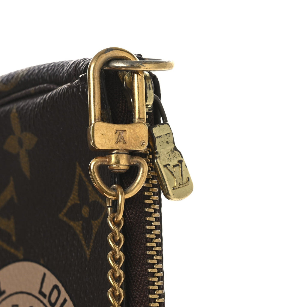 Louis Vuitton Monogram Complice Trunks and Bags Mini Pochette Accessories Beige