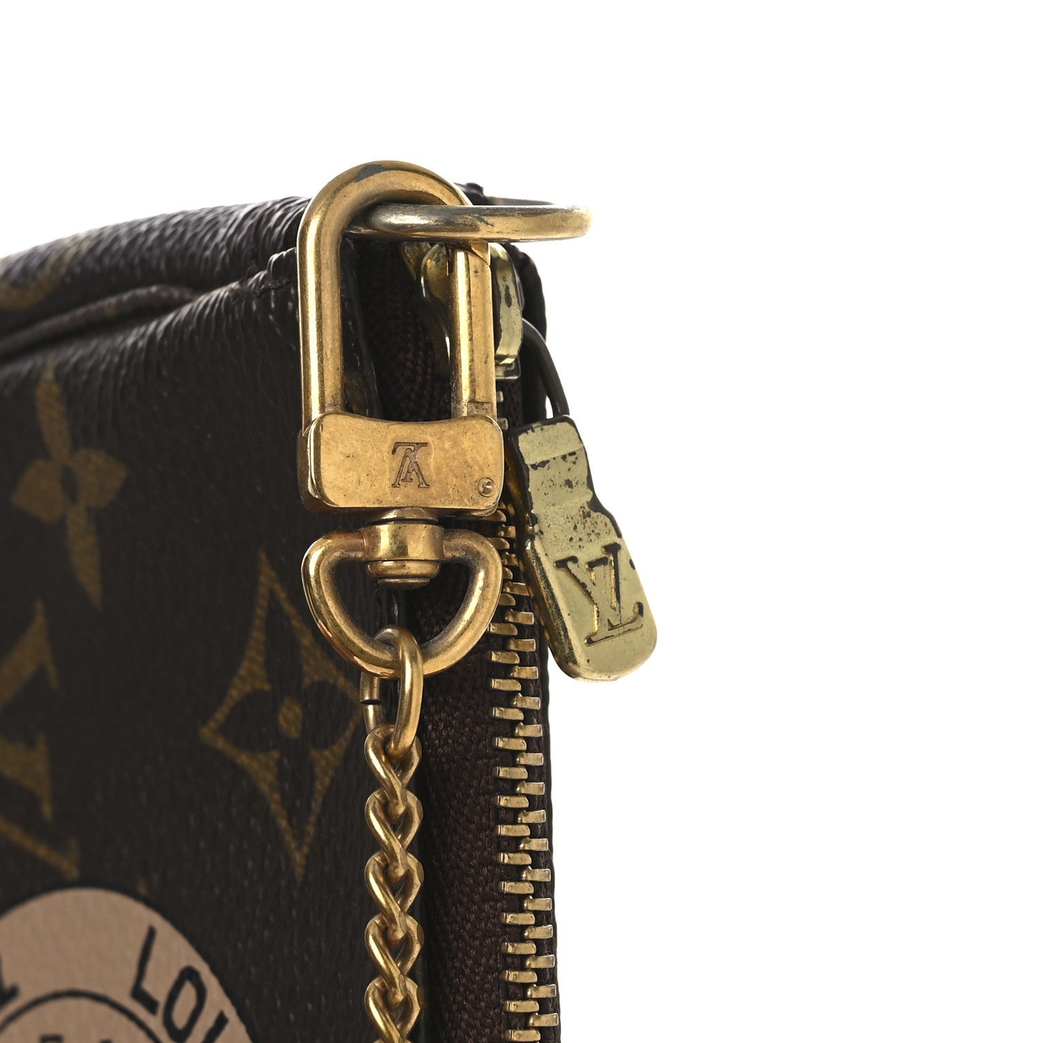 Louis Vuitton Monogram Complice Trunks and Bags Mini Pochette Accessories Beige