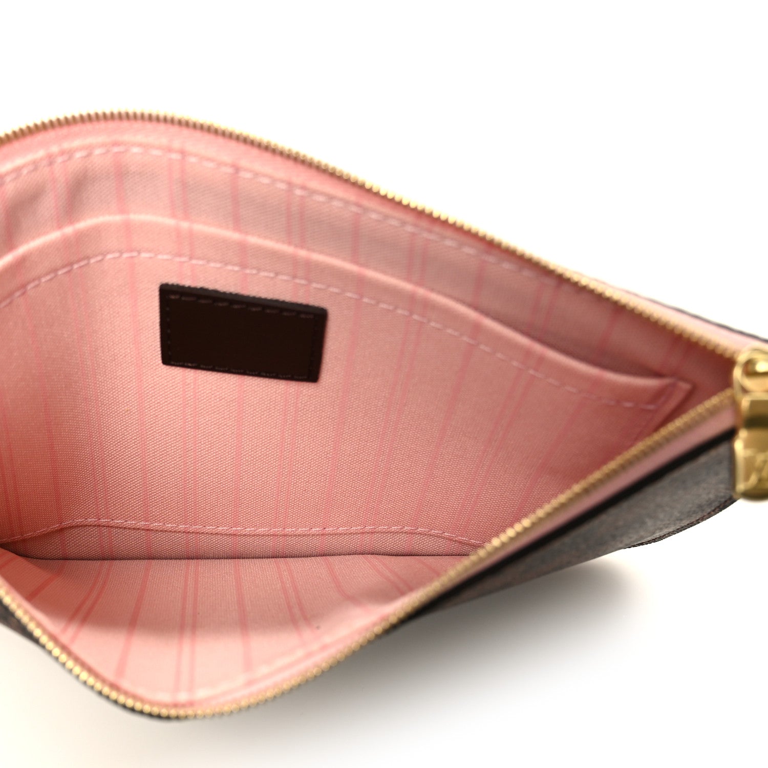Louis Vuitton Damier Ebene Neverfull MM GM Pochette Rose Ballerine