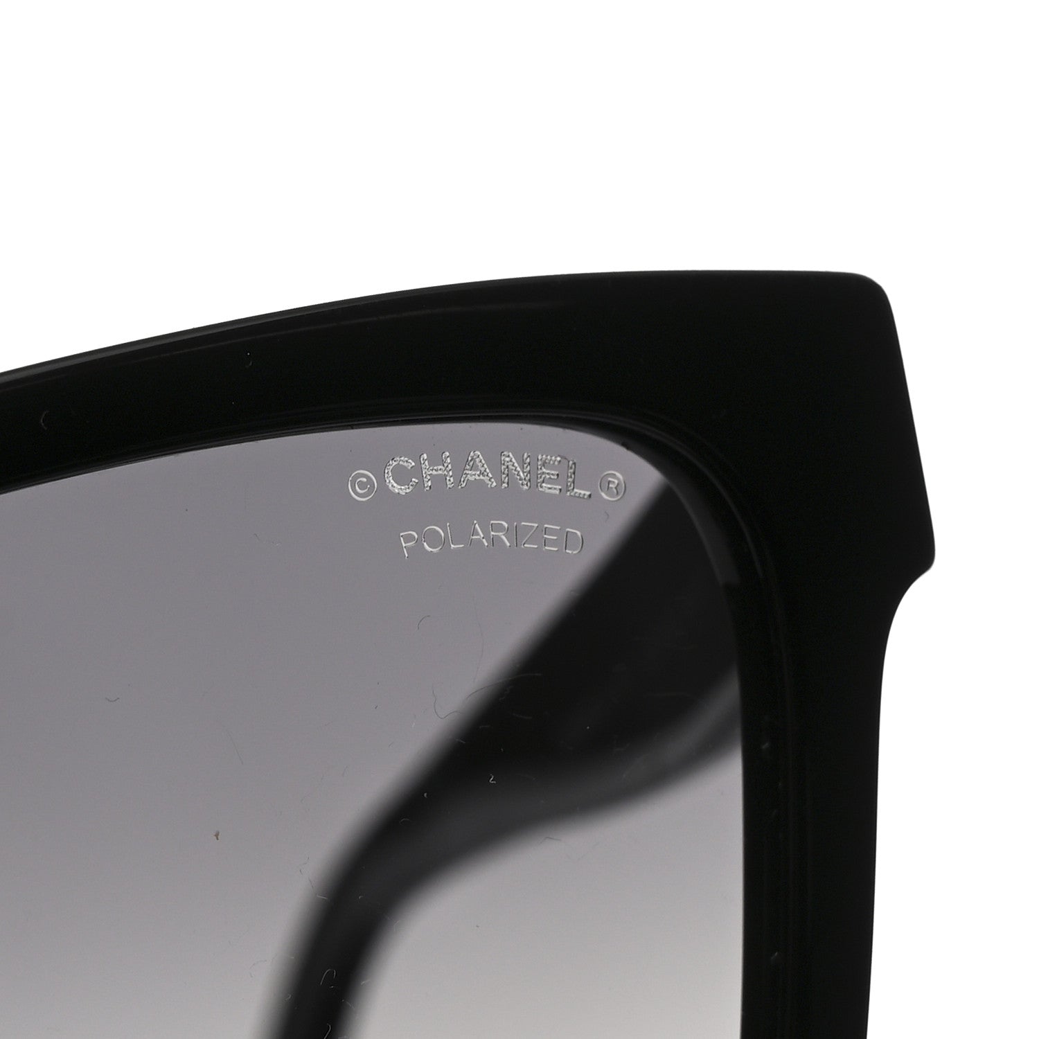 Acetate Polarized Square Sunglasses 5417 Black